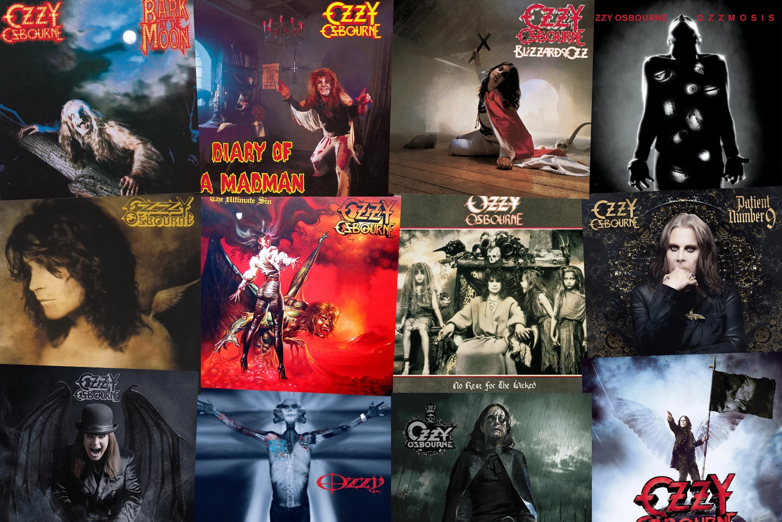 OZZY OSBOURNE-DISCOGRAPHY